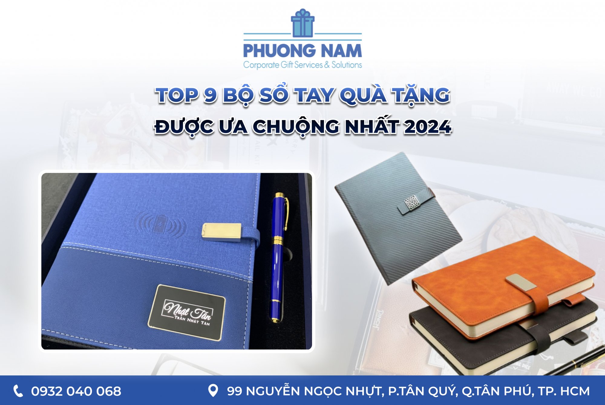 Top 9 bộ sổ tay quà tặng được ưa chuộng nhất 2024