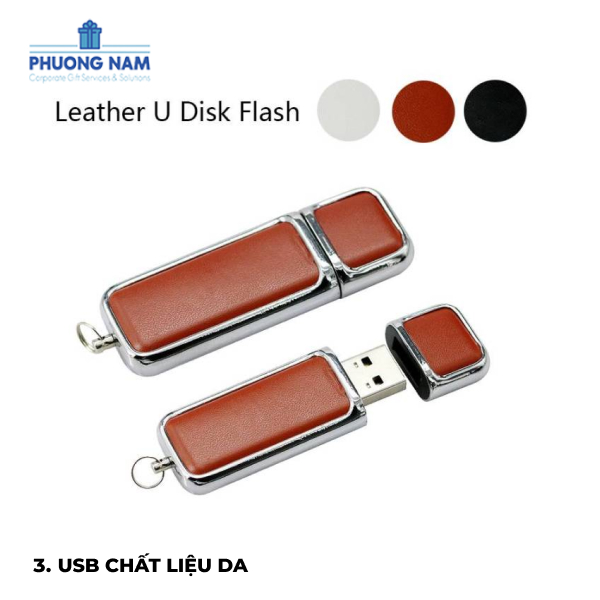 USB quà tặng quảng cáo doanh nghiệp - Da